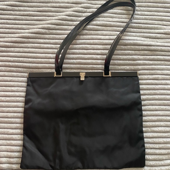 AUTHENTIC Prada Black Nylon Tote - Picture 3 of 10
